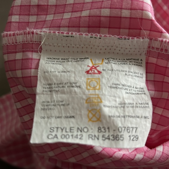 Allison & Co. Men’s Pink Plaid Button Down Shirt XL - Picture 6 of 6